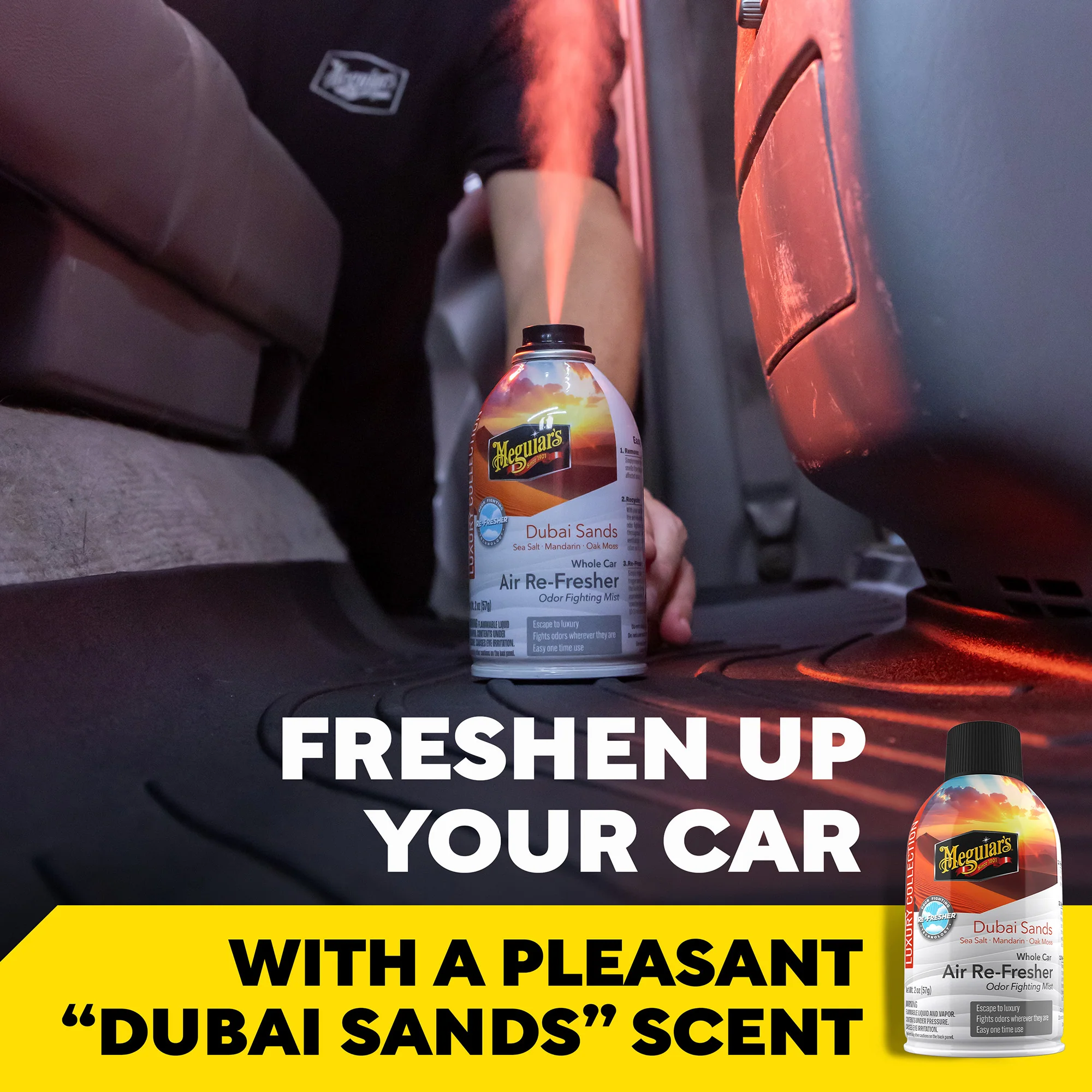 Meguiar's Whole Car Air Refresher Odor Eliminator - Dubai Sands Scent - Image 4