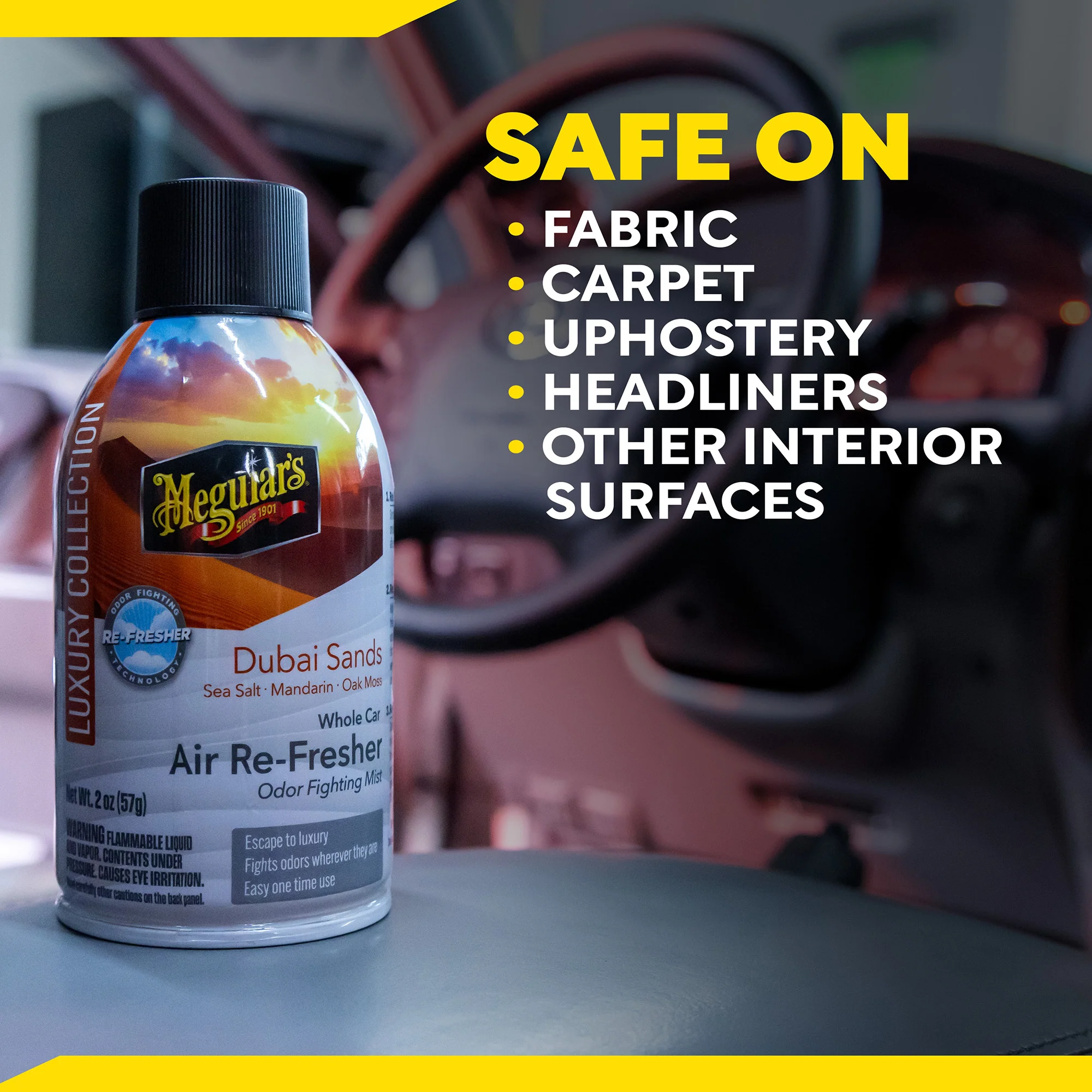 Meguiar's Whole Car Air Refresher Odor Eliminator - Dubai Sands Scent - Image 5