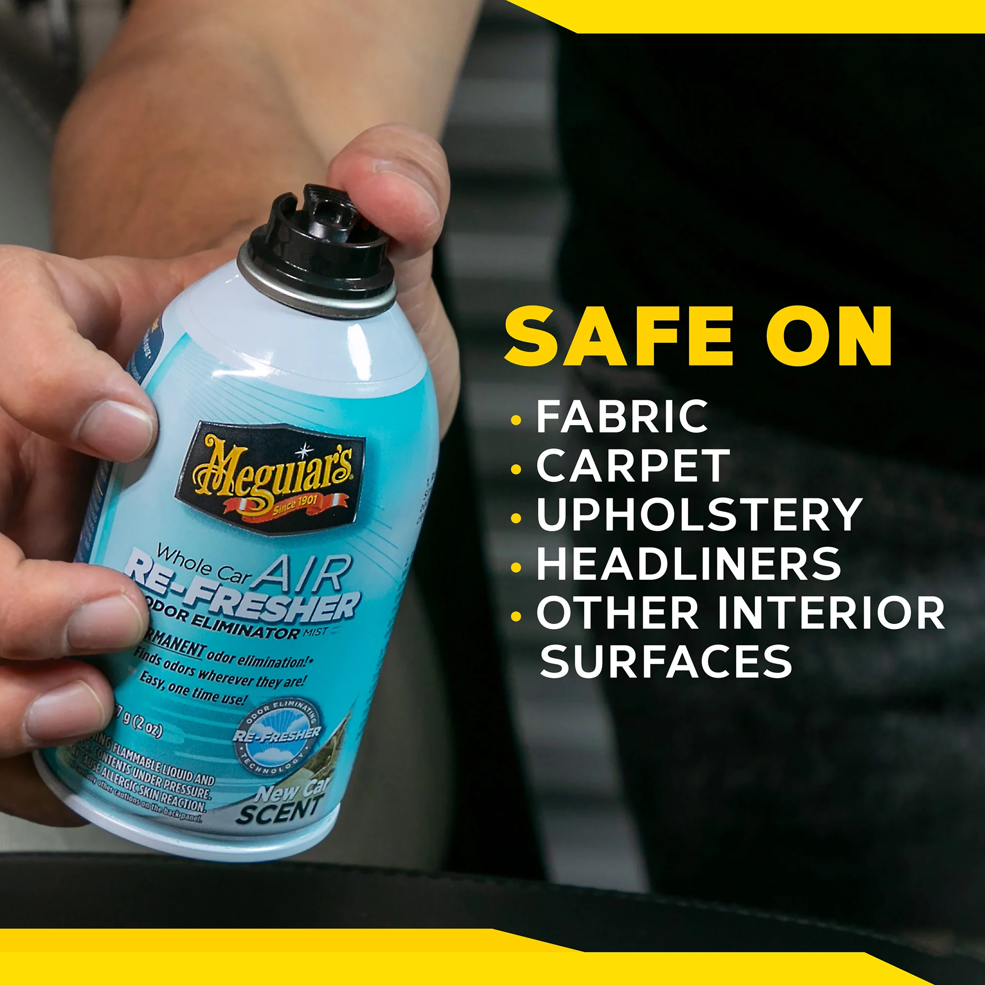 Meguiar's Whole Car Air Refresher Odor Eliminator, G16402 - New Car Scent - Image 3