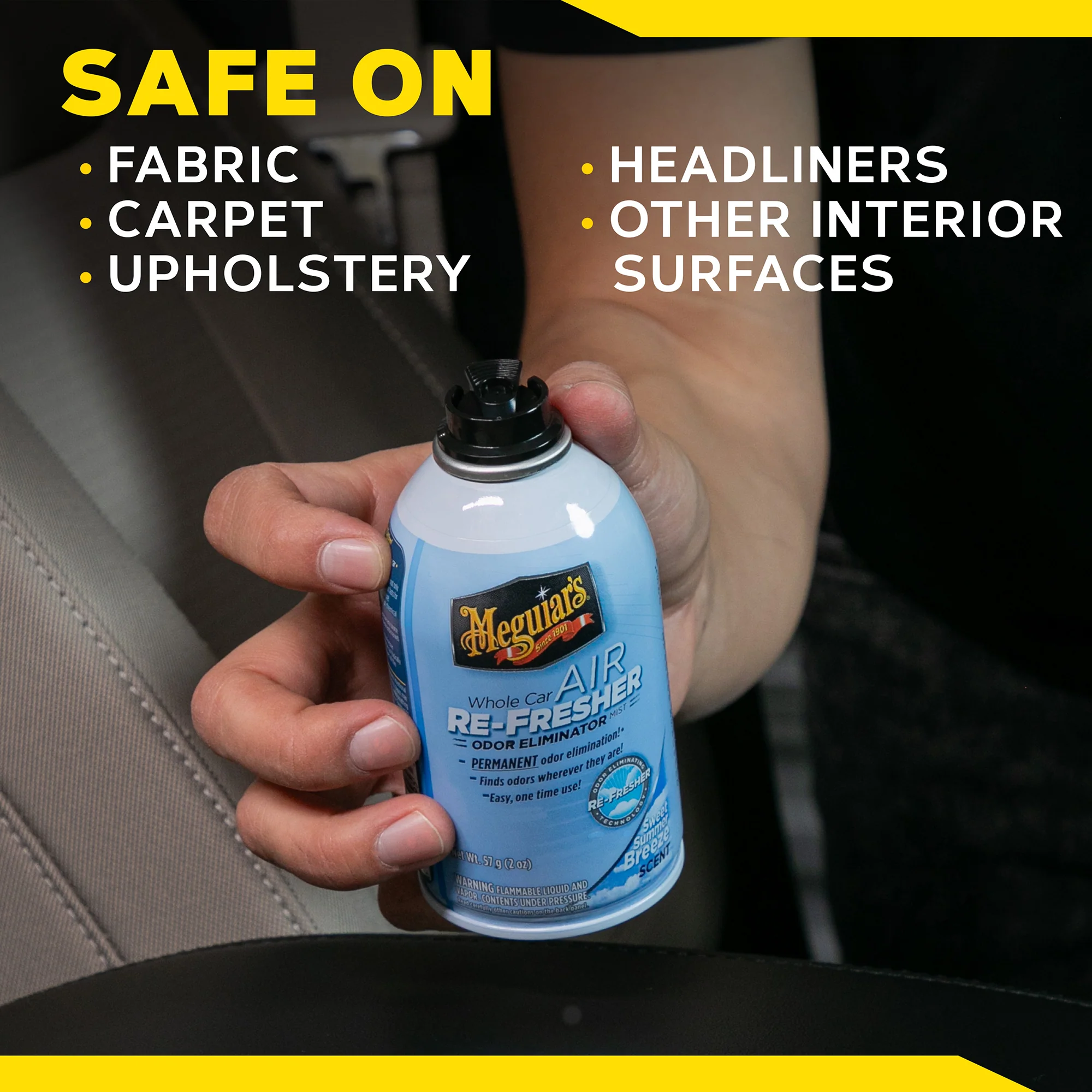 Meguiar's Whole Car Air Refresher Odor Eliminator, G16602 - Summer Breeze Scent - Image 9