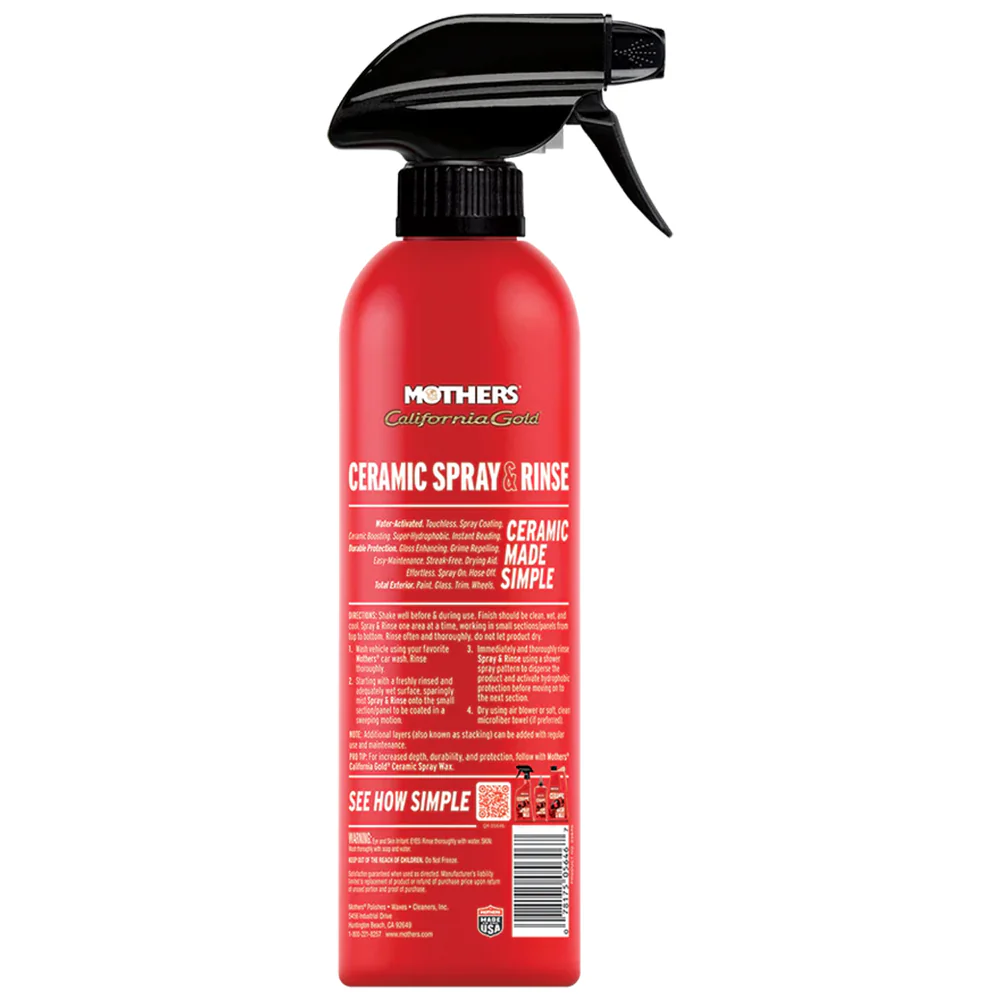 Mothers California Gold Ceramic Spray & Rinse - 16 oz. - Image 2