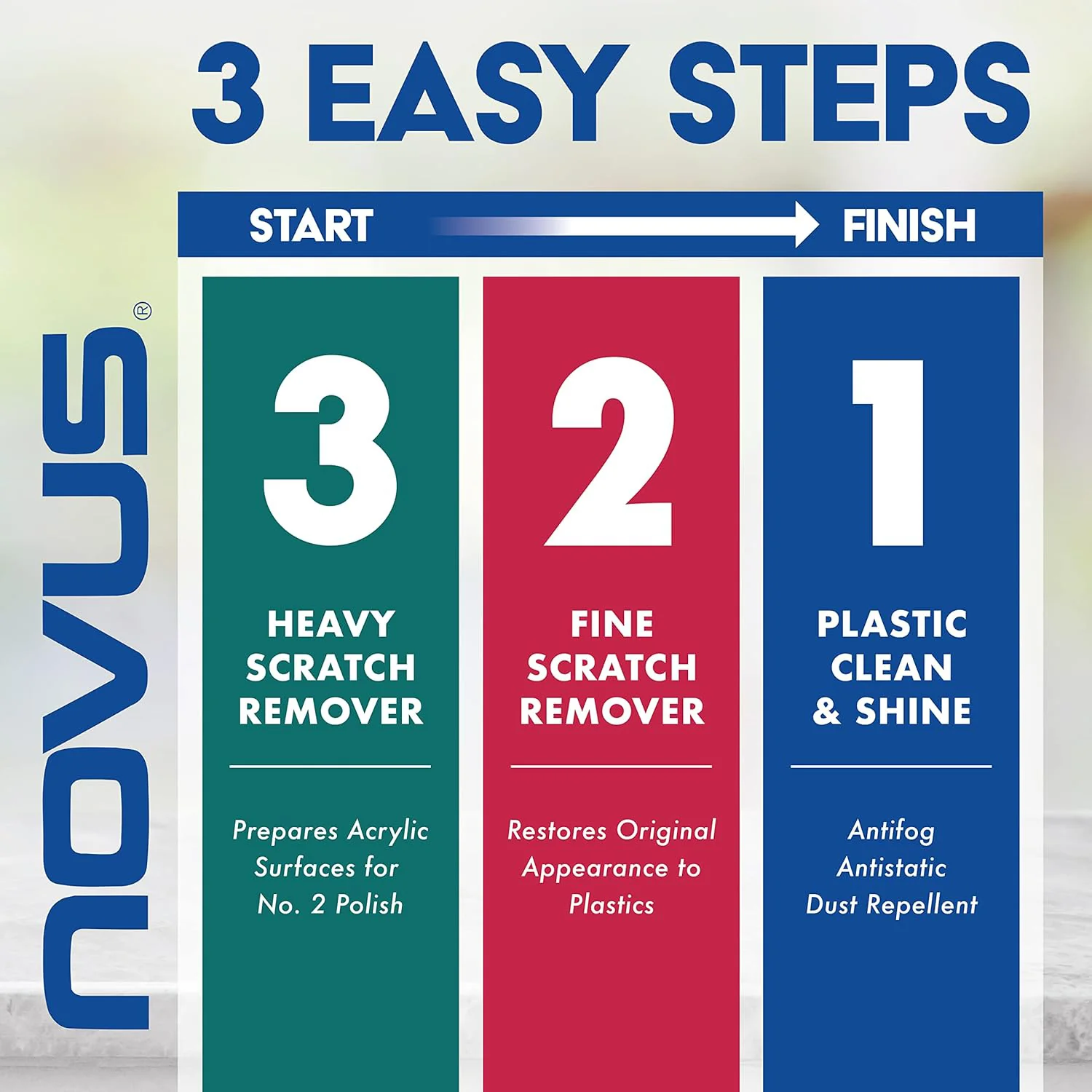 NOVUS Plastic Polish Kit - 8 oz. - Image 6