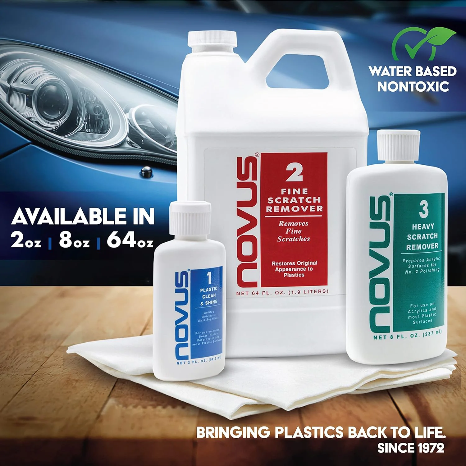 NOVUS Plastic Polish Kit - 8 oz. - Image 7