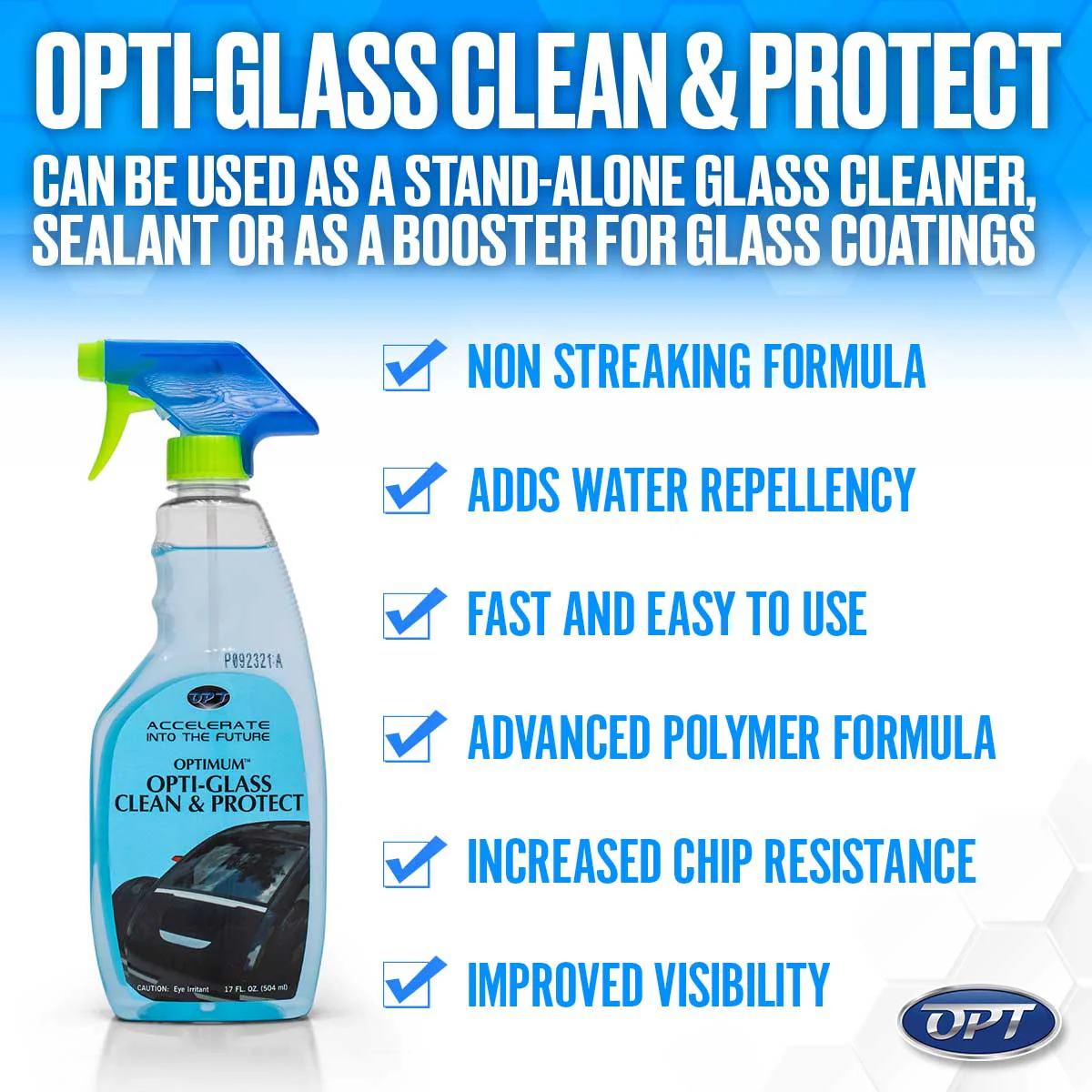 Optimum Opti-Glass Clean & Protect - 17 oz. - Image 4