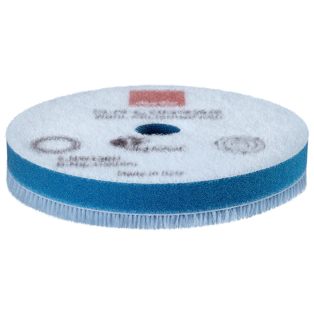 RUPES D-A Coarse Wool Polishing Pad, 9.NW130H - 5", Blue - Image 4