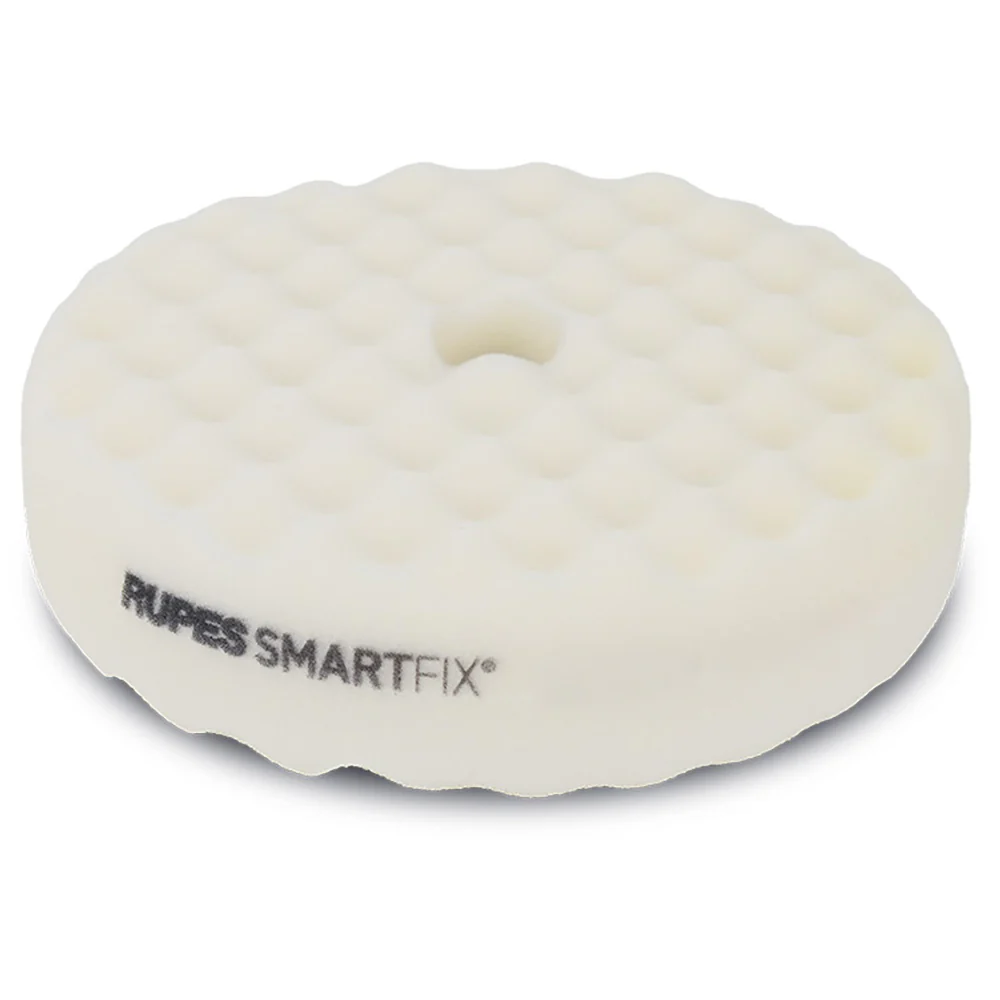 RUPES SMARTFIX Double-Sided Ultra-Fine Foam Pad, 9.DSW180SS - 7", White