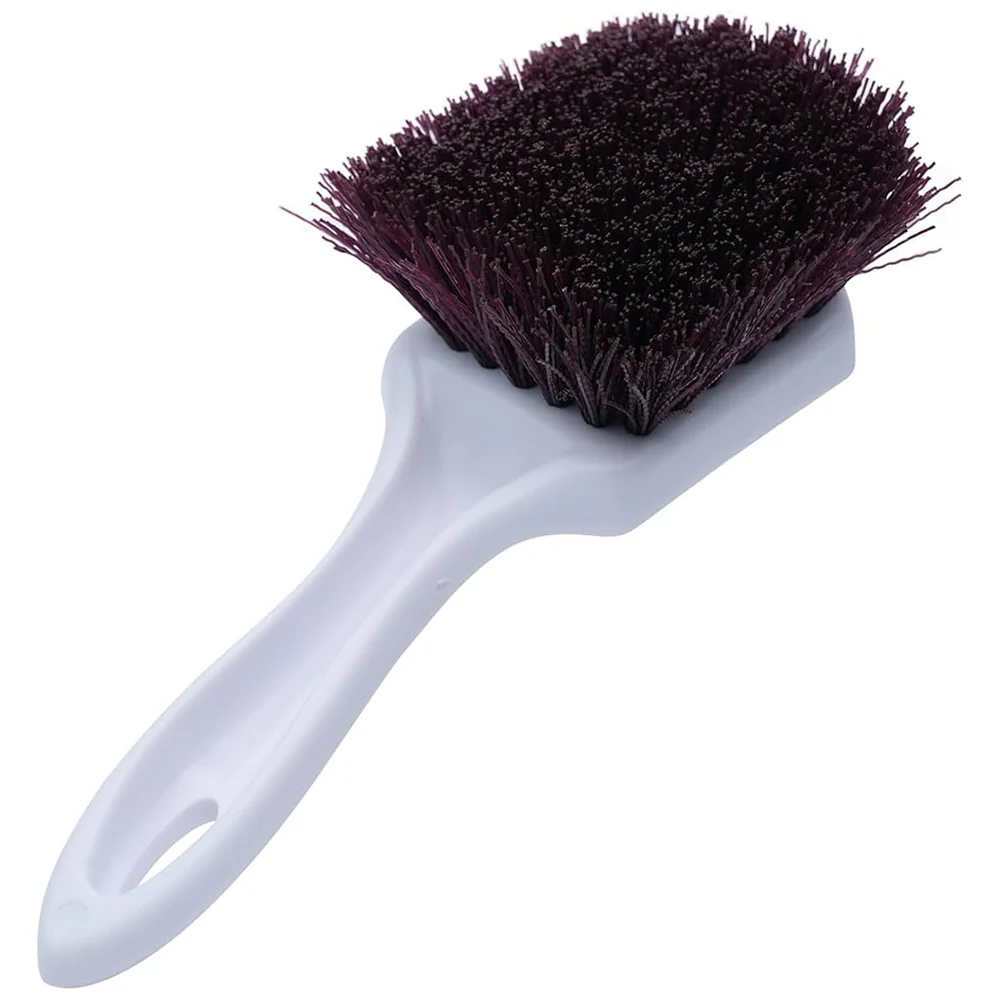 SM Arnold Carpet, Upholstery & Floor Mat Brush w/ Burgundy Polypropylene Bristles - Image 2