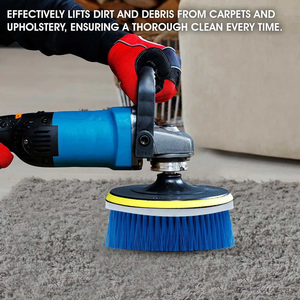 SM Arnold Carpet & Upholstery Loop Back Rotary Brush - 5" x 1.5" - Image 5