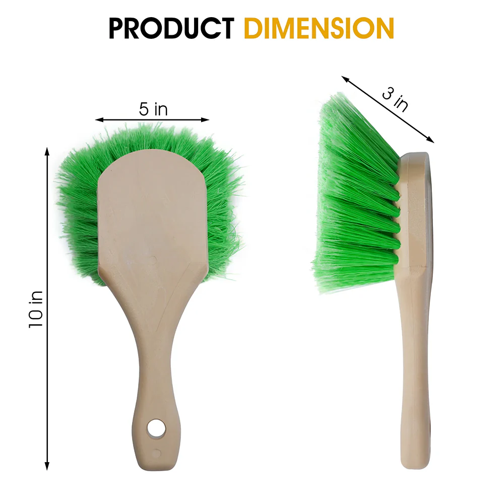 SM Arnold Soft Body Brush w/ Green Polystyrene Bristles - 8.5" - Image 4
