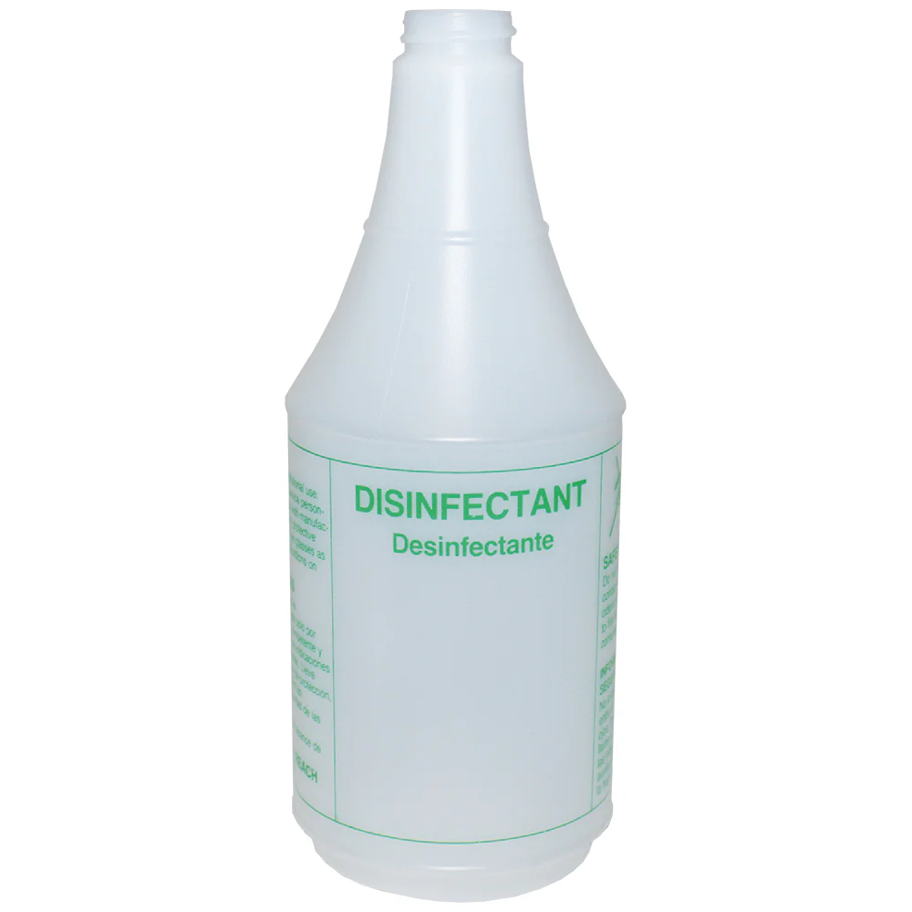 Tolco Disinfectant Spray Bottle, Natural HDPE, 130109 - 24 oz.