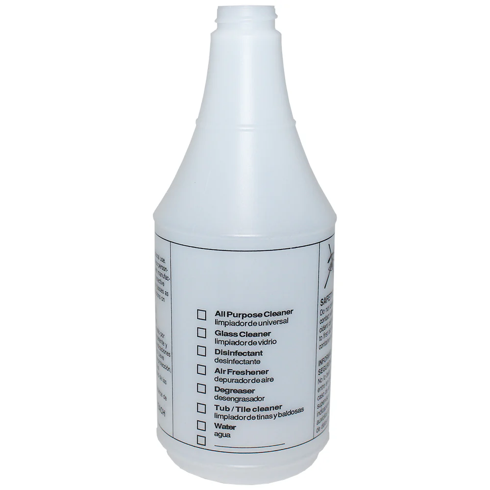 Tolco Multi-Product Spray Bottle, Natural HDPE, 130113 - 24 oz.